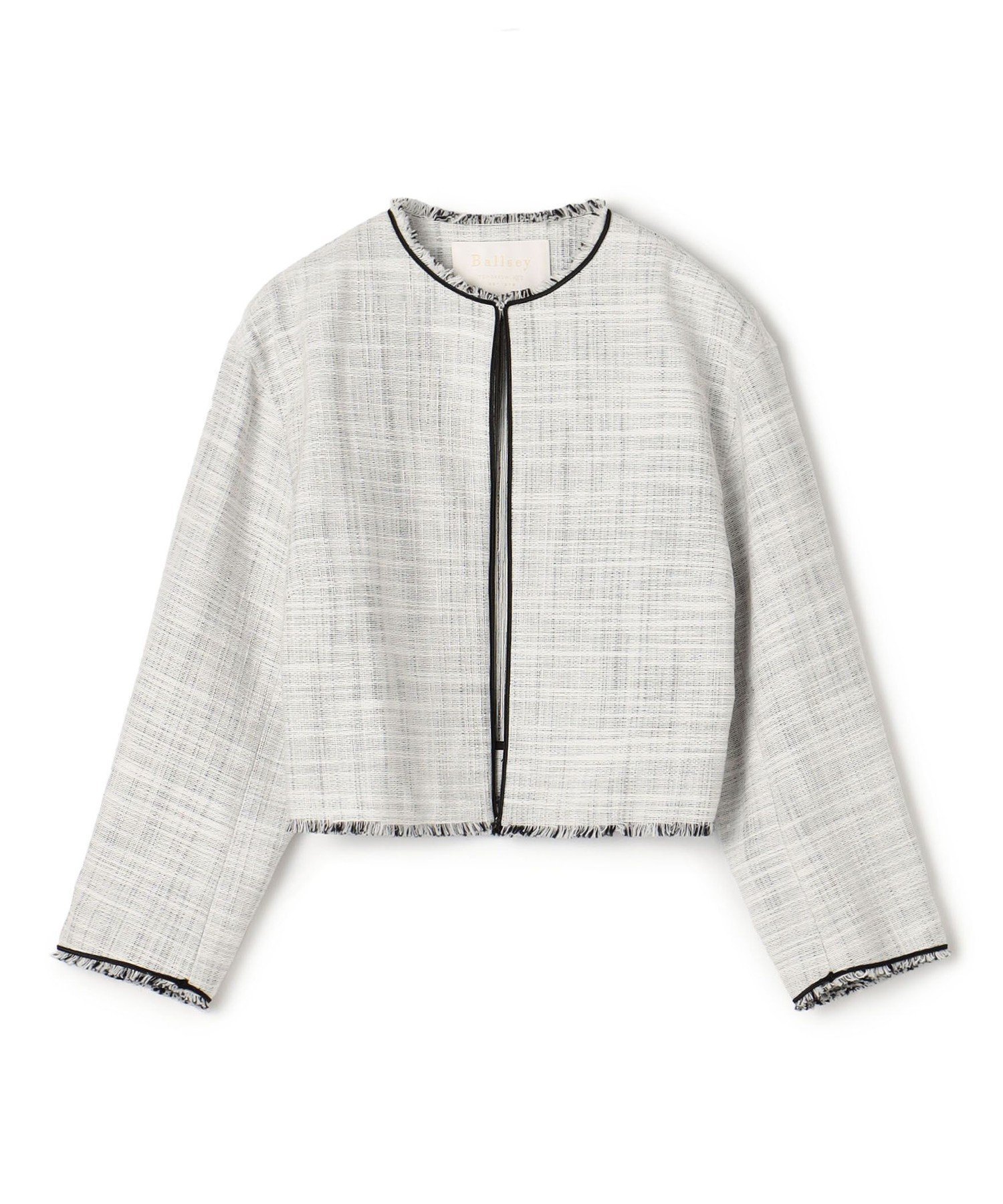 【トゥモローランド/TOMORROWLAND】のロングスラブツイード クルーネックジャケット 人気、トレンドファッション・服の通販 founy(ファニー) 　ファッション　Fashion　レディースファッション　Fashion for Women　アウター　Coat / Outerwear Collection　レディースジャケット・軽アウター　Jackets　おすすめ　Recommended / Our Picks　クラシカル　Classical, Vintage-Inspired　コンパクト　Compact, Small Size　ジャケット　Jacket, Outerwear　セレモニー　Ceremony　ツイード　Twill, Twill Weave　バランス　Balance, Style Balance　パイピング　Piping, Trim Design　フォルム　Silhouette, Form　ビジネス 仕事 通勤　Business / Work / Commuting　 other-1|ID: prp329100004818787 ipo3291000000035010340