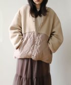 【ノアル/NOAHL】のキルティング*ボア切り替えコート 人気、トレンドファッション・服の通販 founy(ファニー) ファッション Fashion レディースファッション Fashion for Women アウター Coat / Outerwear Collection コート・ロングコート・ピーコート Long Coats, Peacoats & More キルティング Quilted, Quilting ポケット Pocket, Pocket Detail ミドル Middle Length, Mid Height A/W・秋冬 Autumn/Winter thumbnail ベージュ|ID: prp329100004818798 ipo3291000000035010469