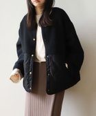 【ノアル/NOAHL】のキルティング*ボア切り替えコート 人気、トレンドファッション・服の通販 founy(ファニー) ファッション Fashion レディースファッション Fashion for Women アウター Coat / Outerwear Collection コート・ロングコート・ピーコート Long Coats, Peacoats & More キルティング Quilted, Quilting ポケット Pocket, Pocket Detail ミドル Middle Length, Mid Height A/W・秋冬 Autumn/Winter thumbnail ブラック|ID: prp329100004818798 ipo3291000000035010470