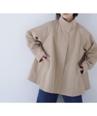 【ナチュラル ビューティー ベーシック/NATURAL BEAUTY BASIC】のスタンドネックテントラインブルゾン ベージュ|ID: prp329100004818800 ipo3291000000035010482