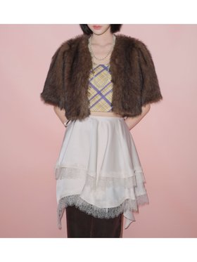 【リリーブラウン/Lily Brown】のヴィンテージサテンミニスカート 人気、トレンドファッション・服の通販 founy(ファニー) ファッション Fashion レディースファッション Fashion for Women スカート Skirts ミニスカート Mini Skirts スマート Smart, Elegant ラップ Wrap, Wrap Design ランダム Random, Irregular レース Lace, Lace Fabric エレガント 上品 Elegant |ID:prp329100004818808