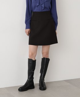 【ピンキーアンドダイアン/Pinky&Dianne】のツイルハイウエストミニスカート 人気、トレンドファッション・服の通販 founy(ファニー) ファッション Fashion レディースファッション Fashion for Women スカート Skirts ミニスカート Mini Skirts ウォーム Warm Fabric カッティング Cutting Detail コンパクト Compact, Small Size シンプル Simple, Minimal ストレッチ Stretch, Stretchy Fabric フォルム Silhouette, Form ポケット Pocket, Pocket Detail ミニスカート Mini Skirt, Short Skirt 台形 A-Line, Trapezoid Shape |ID:prp329100004818815
