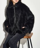 【セットアップセブン/SETUP7】のMAISON BREEZE reveur/ファーシャギージャケット ブルゾン 24401 BLK|ID: prp329100004818836 ipo3291000000035010819