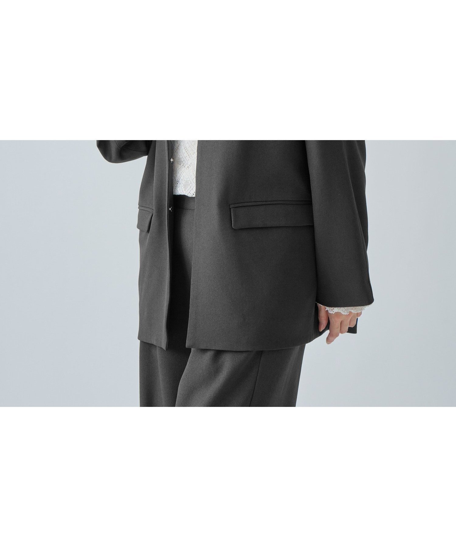 【ビーアパートメント/b apartment / MEN】の「WHYTO. / ホワイト」 V SLIT OVER JACKET インテリア・キッズ・メンズ・レディースファッション・服の通販 founy(ファニー) 　ファッション　Fashion　メンズファッション　Fashion for Men　ストレッチ　Stretch, Stretchy Fabric　スリット　Slit, Slit Detail　パターン　Pattern, Design Print　フィット　Fit, Slim Fit　マニッシュ　Mannish, Boyish　S/S・春夏　SS, Spring/Summer, Warm Season　再入荷　Restock / Back in Stock　夏　Summer　2025年　2025　2025春夏・S/S　Spring/Summer 2025 SS25　BLACK|ID: prp329100004818845 ipo3291000000035010895