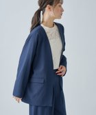 【ビーアパートメント/b apartment / MEN】の「WHYTO. / ホワイト」 V SLIT OVER JACKET 人気、トレンドファッション・服の通販 founy(ファニー) ファッション Fashion メンズファッション Fashion for Men ストレッチ Stretch, Stretchy Fabric スリット Slit, Slit Detail パターン Pattern, Design Print フィット Fit, Slim Fit マニッシュ Mannish, Boyish S/S・春夏 SS, Spring/Summer, Warm Season 再入荷 Restock / Back in Stock 夏 Summer 2025年 2025 2025春夏・S/S Spring/Summer 2025 SS25 thumbnail NAVY|ID: prp329100004818845 ipo3291000000035010898