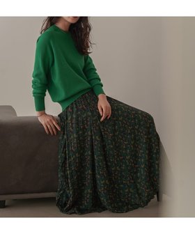 【バブ ブージュルード/Bab Bou Jeloud】のオータムカラー柄プリーツスカート 人気、トレンドファッション・服の通販 founy(ファニー) ファッション Fashion レディースファッション Fashion for Women スカート Skirts プリーツスカート / 上品フェミニンスタイル Pleated Skirts オータム Autumn Fashion プリント Print, Printed Pattern プリーツ Pleats, Pleated モチーフ Motif, Design Theme 再入荷 Restock / Back in Stock 楽ちん Easy Fit, Comfortable |ID:prp329100004818872