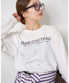 【イエナ/IENA】のTHE CULTURE CODE * Jean Cocteau 別注 LS Tシャツ 人気、トレンドファッション・服の通販 founy(ファニー) ファッション Fashion レディースファッション Fashion for Women トップス・カットソー Cut & Sew Tops シャツ・ブラウス・オフィスカジュアル Elegant Blouses & Button-Ups ロングTシャツ・Tシャツ Longline T-Shirts & Tees インナー Innerwear シンプル Simple, Minimal ジャケット Jacket, Outerwear スリーブ Sleeve, Long Sleeve / Short Sleeve デニム Denim, Jeans Material フレンチ French, French Style プリント Print, Printed Pattern 別注 Limited Edition, Custom Order ロング Long, Long-Length thumbnail ホワイト|ID: prp329100004818882 ipo3291000000035011199
