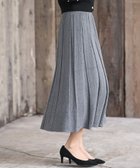 【アールピーエス/rps】の縦柄ニットフレアースカート 人気、トレンドファッション・服の通販 founy(ファニー) ファッション Fashion レディースファッション Fashion for Women スカート Skirts プリーツ Pleats, Pleated ポケット Pocket, Pocket Detail エレガント 上品 Elegant thumbnail グレー|ID: prp329100004818896 ipo3291000000035011312