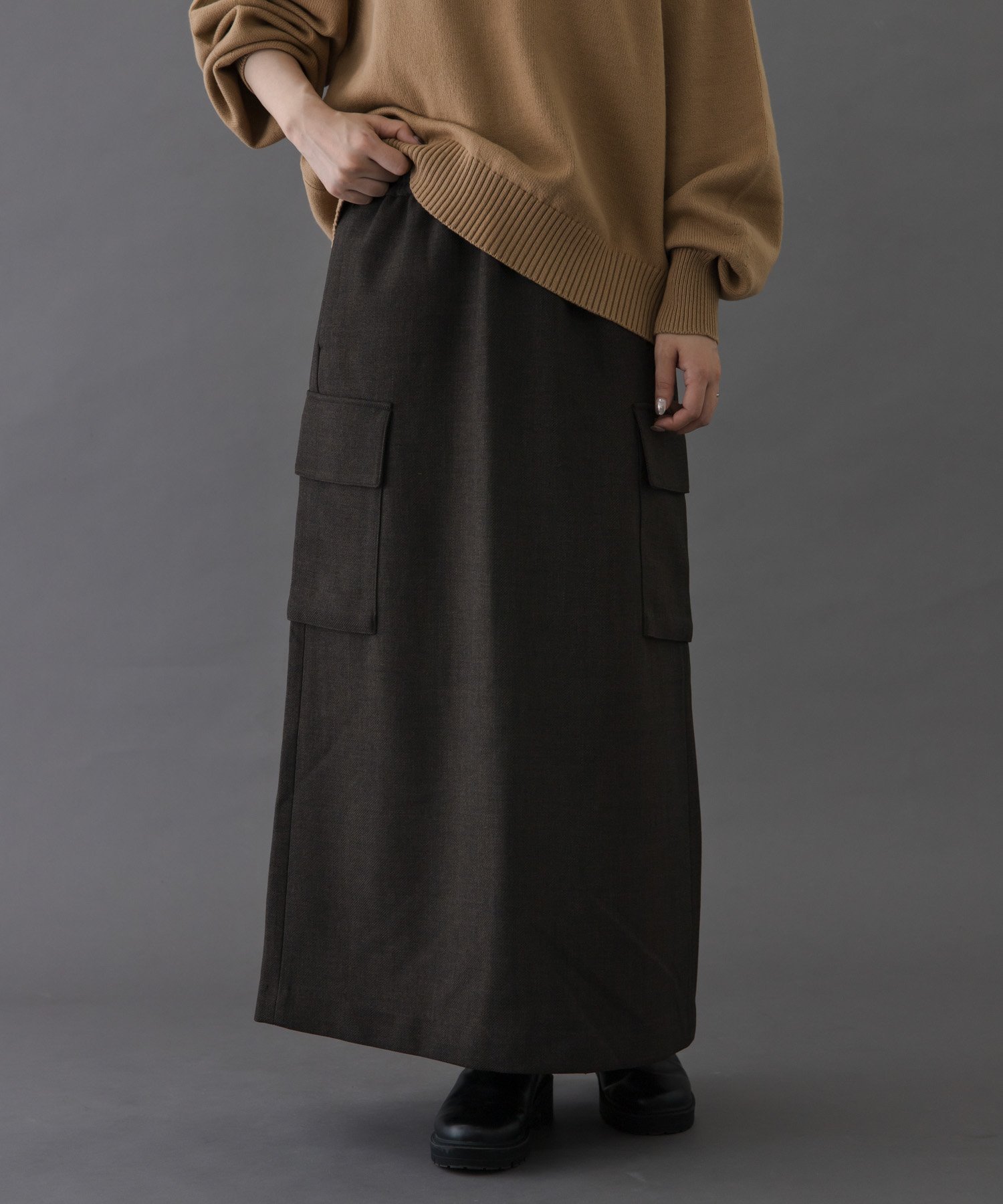 【アーバンリサーチ ドアーズ/URBAN RESEARCH DOORS】のFORK SPOON ウールライクツイルスカート 人気、トレンドファッション・服の通販 founy(ファニー) 　ファッション　Fashion　レディースファッション　Fashion for Women　スカート　Skirts　2025年　2025　2025-2026秋冬・A/W　Autumn/Winter 2025–26 AW25–26　冬　Winter / This Winter　スウェット / スエット　Sweatshirt, Sweatwear　フレア　Flare, Flared　ベーシック　Basic, Essential　リラックス　Relax, Relaxed Fit　エレガント 上品　Elegant　人気　Popular, Best Seller　A/W・秋冬　Autumn/Winter　 other-1|ID: prp329100004818904 ipo3291000000035011359