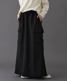 【アーバンリサーチ ドアーズ/URBAN RESEARCH DOORS】のFORK SPOON ウールライクツイルスカート 人気、トレンドファッション・服の通販 founy(ファニー) ファッション Fashion レディースファッション Fashion for Women スカート Skirts 2025年 2025 2025-2026秋冬・A/W Autumn/Winter 2025–26 AW25–26 冬 Winter / This Winter スウェット / スエット Sweatshirt, Sweatwear フレア Flare, Flared ベーシック Basic, Essential リラックス Relax, Relaxed Fit エレガント 上品 Elegant 人気 Popular, Best Seller A/W・秋冬 Autumn/Winter thumbnail BLACK|ID: prp329100004818904 ipo3291000000035011361