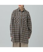 【レプシィム ローリーズファーム/LEPSIM LOWRYS FARM】のチェックシャツチュニック 人気、トレンドファッション・服の通販 founy(ファニー) ファッション Fashion レディースファッション Fashion for Women トップス・カットソー Cut & Sew Tops シャツ・ブラウス・オフィスカジュアル Elegant Blouses & Button-Ups おすすめ Recommended / Our Picks チュニック Tunic, Long Top ベーシック Basic, Essential 冬 Winter / This Winter thumbnail ブラウン50|ID: prp329100004818909 ipo3291000000035011411