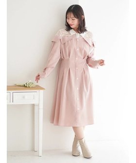 【ジェイ アンド シュプール/Re J&SUPURE】の【WEB限定】レースオフショルドッキングワンピース 人気、トレンドファッション・服の通販 founy(ファニー) ファッション Fashion レディースファッション Fashion for Women ワンピース Dresses アクセサリー Fashion Accessories ドッキング Docking, Mixed Material フレア Flare, Flared ポケット Pocket, Pocket Detail レース Lace, Lace Fabric エレガント 上品 Elegant |ID:prp329100004818953