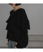 【ローリーズファーム/LOWRYS FARM】のフリルニットプルオーバーLS ブラック|ID: prp329100004818962 ipo3291000000035163870