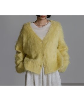 【ローリーズファーム/LOWRYS FARM】のシャギーショートVカーディガン 人気、トレンドファッション・服の通販 founy(ファニー) ファッション Fashion レディースファッション Fashion for Women トップス・カットソー Cut & Sew Tops カーディガン・羽織り Layered Style Cardigans カーディガン Cardigan, Knitwear サテン Satin, Glossy Fabric シンプル Simple, Minimal デニム Denim, Jeans Material ボトム Bottoms, Lower Wear 今季 This Season, Current Season 定番 Standard, Basic Item |ID:prp329100004818965