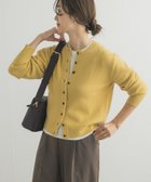 【アーバンリサーチ ドアーズ/URBAN RESEARCH DOORS】のウールサテン釦コンパクトカーディガン 人気、トレンドファッション・服の通販 founy(ファニー) ファッション Fashion レディースファッション Fashion for Women トップス・カットソー Cut & Sew Tops カーディガン・羽織り Layered Style Cardigans 2025年 2025 2025-2026秋冬・A/W Autumn/Winter 2025–26 AW25–26 冬 Winter / This Winter ウォーム Warm Fabric カーディガン Cardigan, Knitwear コンパクト Compact, Small Size サテン Satin, Glossy Fabric シンプル Simple, Minimal フロント Front, Front Design ベーシック Basic, Essential エレガント 上品 Elegant A/W・秋冬 Autumn/Winter thumbnail イエロー|ID: prp329100004818971 ipo3291000000035011963