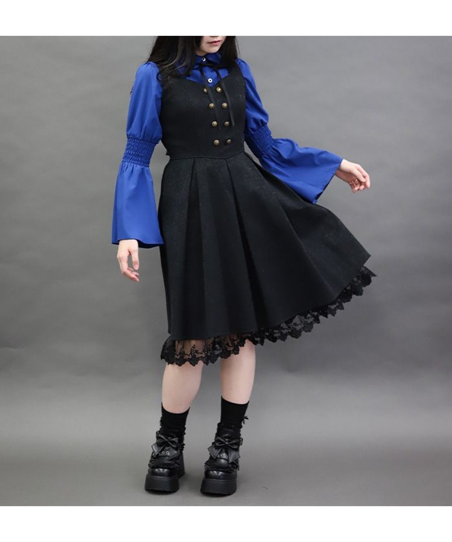 【アクシーズファム/axes femme】のバックフリルジャカードワンピース 人気、トレンドファッション・服の通販 founy(ファニー) 　ファッション　Fashion　レディースファッション　Fashion for Women　ワンピース　Dresses　おすすめ　Recommended / Our Picks　ジャカード／ジャガード　Jacquard, Woven Pattern　フリル　Frill, Ruffle　フレア　Flare, Flared　レース　Lace, Lace Fabric　エレガント 上品　Elegant　 other-1|ID: prp329100004818977 ipo3291000000035012142