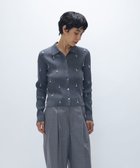 【プルミエ アロンディスモン/1er Arrondissement / MEN】のフラワービジューニットシャツ 人気、トレンドファッション・服の通販 founy(ファニー) ファッション Fashion メンズファッション Fashion for Men シンプル Simple, Minimal フロント Front, Front Design ボトム Bottoms, Lower Wear thumbnail Charcoal|ID: prp329100004818979 ipo3291000000035012173