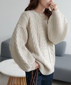 【ディスコート/Discoat】の【新色追加!/WEB限定】ケーブルルーズニット 人気、トレンドファッション・服の通販 founy(ファニー) ファッション Fashion レディースファッション Fashion for Women トップス・カットソー Cut & Sew Tops ニット Knit Tops & Sweaters おすすめ Recommended / Our Picks スラックス Slacks, Dress Pants デニム Denim, Jeans Material A/W・秋冬 Autumn/Winter thumbnail アイボリー|ID: prp329100004818992 ipo3291000000035012269