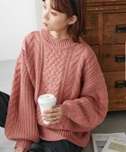 【ディスコート/Discoat】の【新色追加!/WEB限定】ケーブルルーズニット 人気、トレンドファッション・服の通販 founy(ファニー) ファッション Fashion レディースファッション Fashion for Women トップス・カットソー Cut & Sew Tops ニット Knit Tops & Sweaters おすすめ Recommended / Our Picks スラックス Slacks, Dress Pants デニム Denim, Jeans Material A/W・秋冬 Autumn/Winter thumbnail ピンク|ID: prp329100004818992 ipo3291000000035012276