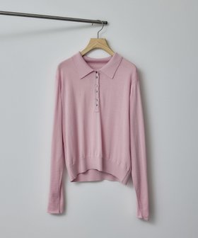 【サロン アダム エ ロペ/SALON adam et rope'】の30ゲージウールニットポロシャツ 人気、トレンドファッション・服の通販 founy(ファニー) ファッション Fashion レディースファッション Fashion for Women トップス・カットソー Cut & Sew Tops ニット Knit Tops & Sweaters シャツ・ブラウス・オフィスカジュアル Elegant Blouses & Button-Ups ポロシャツ・きれいめカジュアル Smart-Casual Polo Tops クロップド Cropped, Short Length コンパクト Compact, Small Size スキッパー Skipper, Open Collar スニーカー Sneakers, Trainers デニム Denim, Jeans Material トレンド Trend, Trending Now 定番 Standard, Basic Item バランス Balance, Style Balance フロント Front, Front Design ボトム Bottoms, Lower Wear マキシ Maxi, Full Length ワイド Wide, Wide Fit エレガント 上品 Elegant ビジネス 仕事 通勤 Business / Work / Commuting |ID:prp329100004818997