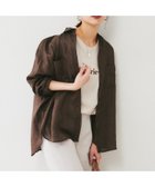 【アンタイトル/UNTITLED】の【麻100/洗える/前開きシャツ】ドライリネンシャツ 人気、トレンドファッション・服の通販 founy(ファニー) ファッション Fashion レディースファッション Fashion for Women トップス・カットソー Cut & Sew Tops シャツ・ブラウス・オフィスカジュアル Elegant Blouses & Button-Ups ベーシック Basic, Essential ボトム Bottoms, Lower Wear ポケット Pocket, Pocket Detail リネン Linen, Linen Fabric リラックス Relax, Relaxed Fit 夏 Summer 洗える Machine Washable 羽織 Haori, Light Jacket thumbnail ブラウン|ID: prp329100004819006 ipo3291000000035012497