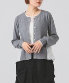 【ビームス ウイメン/BEAMS】の異素材 キリカエ カーディガン 人気、トレンドファッション・服の通販 founy(ファニー) ファッション Fashion レディースファッション Fashion for Women トップス・カットソー Cut & Sew Tops カーディガン・羽織り Layered Style Cardigans カーディガン Cardigan, Knitwear コンパクト Compact, Small Size フェミニン Feminine, Girly thumbnail GREY|ID: prp329100004819035 ipo3291000000035012834