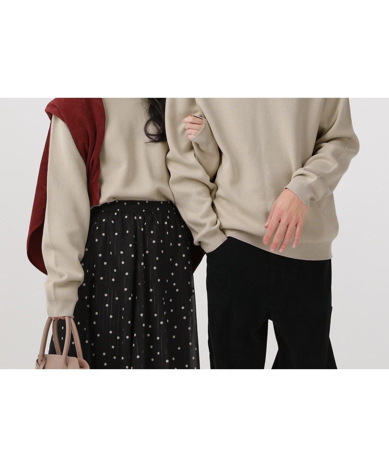 【グローバルワーク/GLOBAL WORK】のスウェットライクオテラクニット/581064 人気、トレンドファッション・服の通販 founy(ファニー) ファッション Fashion レディースファッション Fashion for Women トップス・カットソー Cut & Sew Tops ニット Knit Tops & Sweaters レディースパーカー・カジュアルフーディー Casual Hoodies & Sweatshirts スウェット・クルーネックトップス Sweatshirts & Crewnecks / Relaxed Fit Sweat Tops おすすめ Recommended / Our Picks シンプル Simple, Minimal セーター Sweater, Knitwear ボトム Bottoms, Lower Wear ミラノリブ Milano Rib, Milano Stitch ワンポイント One Point, Statement Accent other-1|ID: prp329100004819040 ipo3291000000035012906