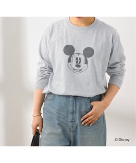 【ジャーナルスタンダード レサージュ/journal standard L'essage】の【MICKEY】ピグメントロングスリーブTシャツ 人気、トレンドファッション・服の通販 founy(ファニー) ファッション Fashion レディースファッション Fashion for Women トップス・カットソー Cut & Sew Tops シャツ・ブラウス・オフィスカジュアル Elegant Blouses & Button-Ups ロングTシャツ・Tシャツ Longline T-Shirts & Tees インディゴ Indigo Denim クラシカル Classical, Vintage-Inspired スリーブ Sleeve, Long Sleeve / Short Sleeve デニム Denim, Jeans Material トレンド Trend, Trending Now 定番 Standard, Basic Item プリント Print, Printed Pattern ベーシック Basic, Essential ロング Long, Long-Length エレガント 上品 Elegant 2025年 2025 2025-2026秋冬・A/W Autumn/Winter 2025–26 AW25–26 |ID:prp329100004819056