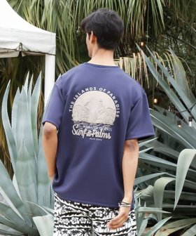 【アミナコレクション/Amina Collection】の【カヒコ】オレリーメンズTシャツ【SURF Palms】 人気、トレンドファッション・服の通販 founy(ファニー) ファッション Fashion レディースファッション Fashion for Women トップス・カットソー Cut & Sew Tops シャツ・ブラウス・オフィスカジュアル Elegant Blouses & Button-Ups ロングTシャツ・Tシャツ Longline T-Shirts & Tees おすすめ Recommended / Our Picks シンプル Simple, Minimal セットアップ Set-Up, Coordinated Outfit ハーフ Half, Half-Length メンズ Men's, Menswear リラックス Relax, Relaxed Fit |ID:prp329100004819074