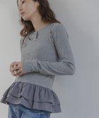 【サニーレーベル/Sonny Label / URBAN RESEARCH】の『WEB限定』裾フリルカットアンサンブル 人気、トレンドファッション・服の通販 founy(ファニー) ファッション Fashion レディースファッション Fashion for Women トップス・カットソー Cut & Sew Tops アンサンブルニット Knit Ensembles & Twin Sets アンサンブル Ensemble Set カーディガン Cardigan, Knitwear コンパクト Compact, Small Size シンプル Simple, Minimal タンク Tank Top, Sleeveless Top テレコ Ribbed, Rib Stitch ドッキング Docking, Mixed Material ドット Polka Dot, Dot Pattern ノースリーブ Sleeveless, No-Sleeve フリル Frill, Ruffle ワイド Wide, Wide Fit S/S・春夏 SS, Spring/Summer, Warm Season おすすめ Recommended / Our Picks 夏 Summer 2026年 2026 thumbnail グレー|ID: prp329100004819085 ipo3291000000035013097