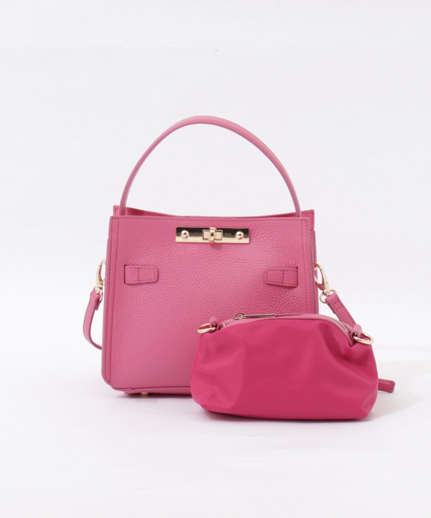 【ノーリーズ/NOLLEY'S】のHINERI Sバッグ インテリア・キッズ・メンズ・レディースファッション・服の通販 founy(ファニー) 　ファッション　Fashion　レディースファッション　Fashion for Women　バッグ　Bags　おすすめ　Recommended / Our Picks　ショルダー　Shoulder, Shoulder Strap　ベーシック　Basic, Essential　ポーチ　Pouch, Small Case　ラグジュアリー　Luxury, Elegant　ピンク|ID: prp329100004819157 ipo3291000000035014238