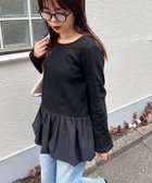 【チャオパニックティピー/CIAOPANIC TYPY】の【レイヤードにおすすめ】裾バルーンランダムリブトップス 人気、トレンドファッション・服の通販 founy(ファニー) ファッション Fashion レディースファッション Fashion for Women トップス・カットソー Cut & Sew Tops ショート Short, Short Length シンプル Simple, Minimal スラックス Slacks, Dress Pants デニム Denim, Jeans Material ドッキング Docking, Mixed Material 長袖 Long Sleeve, Full Sleeve バランス Balance, Style Balance バルーン Balloon, Balloon Silhouette ベスト Vest, Waistcoat 無地 Plain, Solid Color ワイド Wide, Wide Fit おすすめ Recommended / Our Picks thumbnail ブラック|ID: prp329100004819181 ipo3291000000035014526