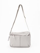 【その他のブランド/Other】のナイロン×牛革コンビシリーズ 横型ショルダーバッグ 人気、トレンドファッション・服の通販 founy(ファニー) ファッション Fashion レディースファッション Fashion for Women バッグ Bags コンビ Combo, Combination Style フロント Front, Front Design ベーシック Basic, Essential 財布 Wallet, Purse 軽量 Lightweight, Ultra Light thumbnail グレー|ID: prp329100004819189 ipo3291000000035014606