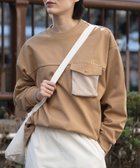 【アイモハ/aimoha】のS more/2WAY pocket l/s big t shirts 2WAY長袖Tシャツ 人気、トレンドファッション・服の通販 founy(ファニー) ファッション Fashion レディースファッション Fashion for Women トップス・カットソー Cut & Sew Tops シャツ・ブラウス・オフィスカジュアル Elegant Blouses & Button-Ups ロングTシャツ・Tシャツ Longline T-Shirts & Tees お家時間・ステイホーム Stay Home / At Home アウトドア Outdoor Clothing シンプル Simple, Minimal ポケット Pocket, Pocket Detail メッシュ Mesh, Net Fabric 長袖 Long Sleeve, Full Sleeve thumbnail ベージュ|ID: prp329100004819231 ipo3291000000035015051