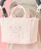 【ナルミヤ オンライン/NARUMIYA ONELINE / KIDS】の【メゾピアノママ】ウサギアップリケ2wayトートバッグ 人気、トレンドファッション・服の通販 founy(ファニー) ファッション Fashion キッズファッション Fashion for Kids キルト Quilt, Quilted Fabric ポケット Pocket, Pocket Detail ループ Loop, Loop Knit thumbnail ライト ピンク|ID: prp329100004819232 ipo3291000000035015053