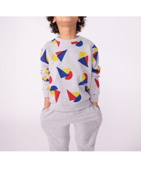 【プチバトー/PETIT BATEAU / KIDS】のスウェットプルオーバー 人気、トレンドファッション・服の通販 founy(ファニー) ファッション Fashion キッズファッション Fashion for Kids トップス・カットソー Cut & Sew Tops デニム Denim, Jeans Material 人気 Popular, Best Seller 定番 Standard, Basic Item 長袖 Long Sleeve, Full Sleeve |ID:prp329100004819236