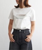 【ノッチ/notch】の箔プリントアソートコンパクトTシャツ 人気、トレンドファッション・服の通販 founy(ファニー) ファッション Fashion レディースファッション Fashion for Women トップス・カットソー Cut & Sew Tops シャツ・ブラウス・オフィスカジュアル Elegant Blouses & Button-Ups ロングTシャツ・Tシャツ Longline T-Shirts & Tees カーディガン Cardigan, Knitwear プリント Print, Printed Pattern メタリック Metallic, Shiny Finish thumbnail ホワイト|ID: prp329100004819255 ipo3291000000035015266