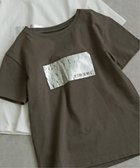 【ノッチ/notch】の箔プリントアソートコンパクトTシャツ 人気、トレンドファッション・服の通販 founy(ファニー) ファッション Fashion レディースファッション Fashion for Women トップス・カットソー Cut & Sew Tops シャツ・ブラウス・オフィスカジュアル Elegant Blouses & Button-Ups ロングTシャツ・Tシャツ Longline T-Shirts & Tees カーディガン Cardigan, Knitwear プリント Print, Printed Pattern メタリック Metallic, Shiny Finish thumbnail チャコール|ID: prp329100004819255 ipo3291000000035015271