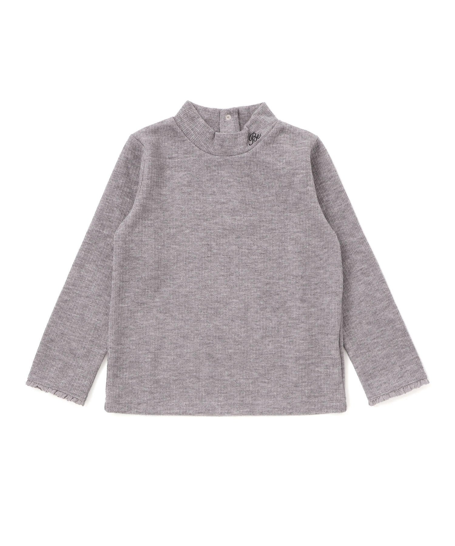 【ベベ オンライン ストア/BEBE ONLINE STORE / KIDS】の起毛テレコハイネック長袖Tシャツ(90~150cm) インテリア・キッズ・メンズ・レディースファッション・服の通販 founy(ファニー) ファッション Fashion キッズファッション Fashion for Kids インナー Innerwear カラフル Colorful Design コレクション Collection, Seasonal Line シンプル Simple, Minimal チェック Check, Plaid, Tartan テレコ Ribbed, Rib Stitch 長袖 Long Sleeve, Full Sleeve ハイネック High Neck, Mock Neck フィット Fit, Slim Fit フランス France, French ベーシック Basic, Essential レース Lace, Lace Fabric ワンポイント One Point, Statement Accent A/W・秋冬 Autumn/Winter 2025年 2025 2025-2026秋冬・A/W Autumn/Winter 2025–26 AW25–26 グレー|ID: prp329100004819258 ipo3291000000035015322