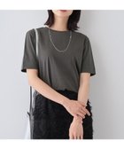 【インディヴィ/INDIVI】の【洗える】シンプルきれいめ無地Tシャツ 人気、トレンドファッション・服の通販 founy(ファニー) ファッション Fashion レディースファッション Fashion for Women トップス・カットソー Cut & Sew Tops シャツ・ブラウス・オフィスカジュアル Elegant Blouses & Button-Ups ロングTシャツ・Tシャツ Longline T-Shirts & Tees インナー Innerwear 春 Spring 洗える Machine Washable コンパクト Compact, Small Size シンプル Simple, Minimal ジャケット Jacket, Outerwear スマート Smart, Elegant 無地 Plain, Solid Color ラウンド Round, Round Neck おすすめ Recommended / Our Picks thumbnail チャコールグレー|ID: prp329100004819274 ipo3291000000035015445