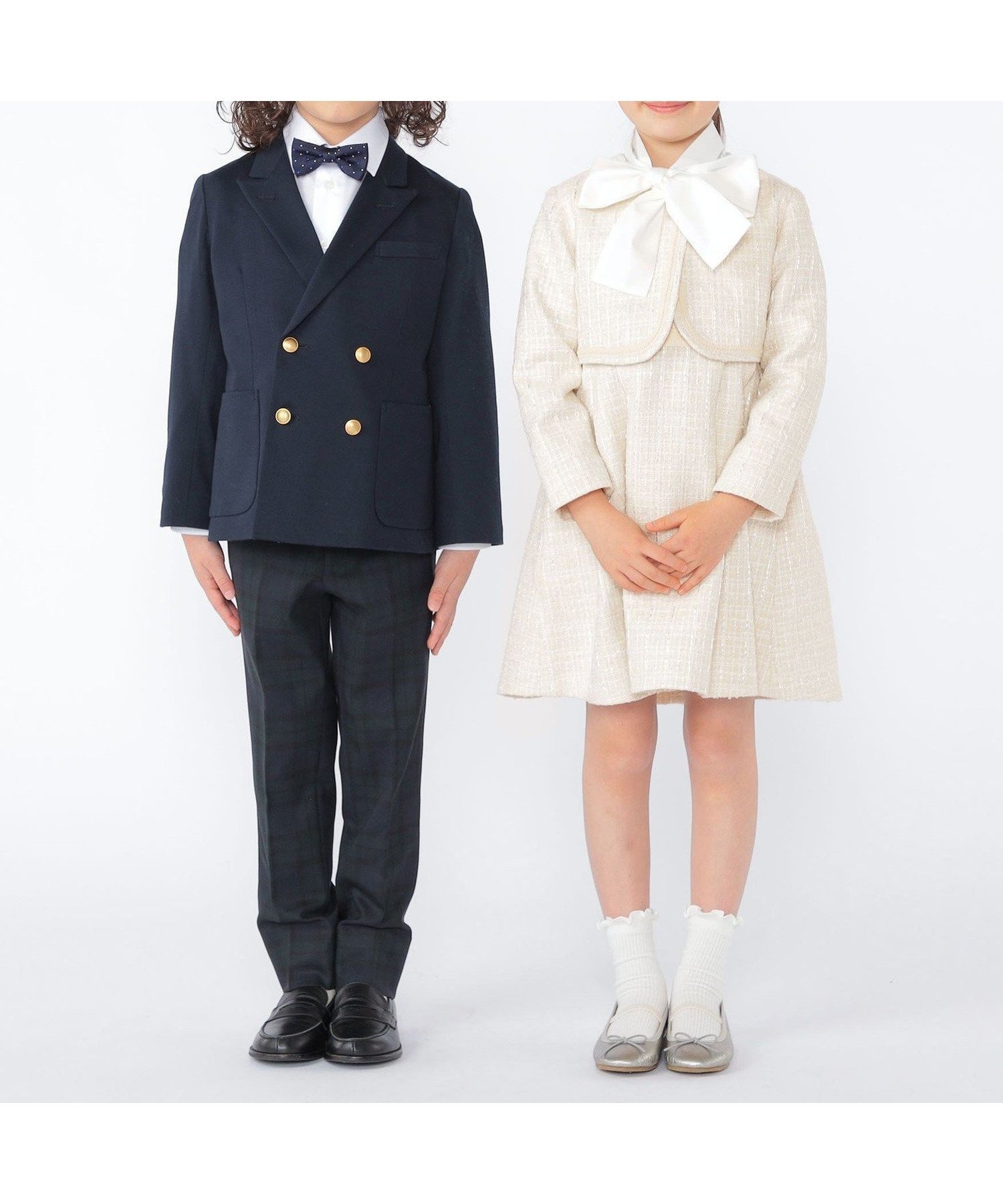 【シップス/SHIPS / KIDS】のSHIPS KIDS 110~130cm /セレモニー ラメ ツイード ボレロ ジャケット 人気、トレンドファッション・服の通販 founy(ファニー) 　ファッション　Fashion　キッズファッション　Fashion for Kids　アウター　Coat Outerwear /Kids　おすすめ　Recommended / Our Picks　ジャケット　Jacket, Outerwear　セットアップ　Set-Up, Coordinated Outfit　セレモニー　Ceremony　ツイード　Twill, Twill Weave　フロント　Front, Front Design　ブロード　Broadcloth, Fine Cotton　ボレロ　Bolero, Short Cardigan　エレガント 上品　Elegant　 other-1|ID: prp329100004819301 ipo3291000000035015635