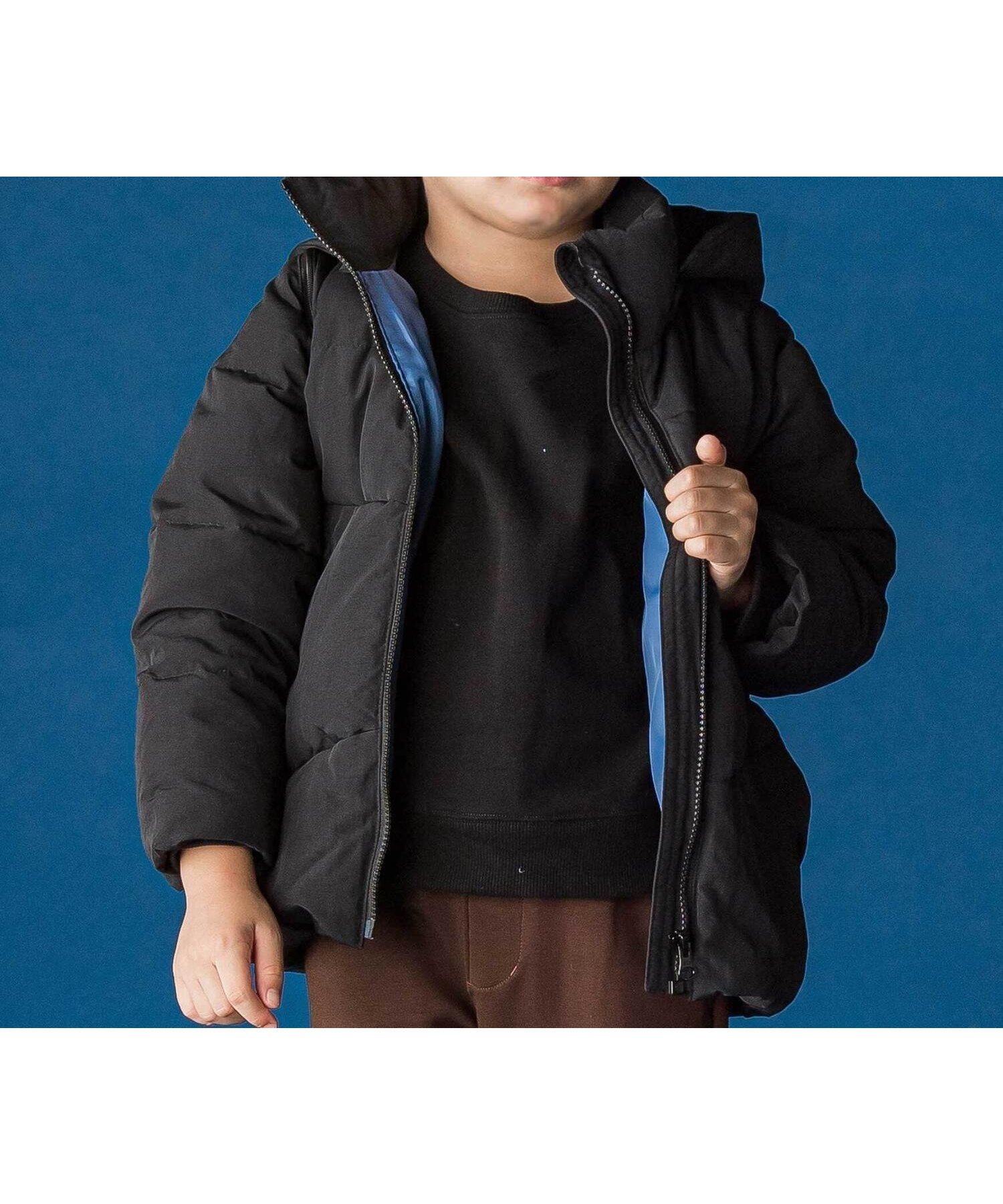 【ベベ オンライン ストア/BEBE ONLINE STORE / KIDS】の袖・フード取り外しダウンジャケット(110~160cm) インテリア・キッズ・メンズ・レディースファッション・服の通販 founy(ファニー) ファッション Fashion キッズファッション Fashion for Kids アシンメトリー Asymmetrical Style クラシカル Classical, Vintage-Inspired クラシック Classic, Timeless Style クール Cool, Chic コレクション Collection, Seasonal Line シンプル Simple, Minimal ジャケット Jacket, Outerwear ダウン Down, Puffer トレンド Trend, Trending Now フェザー Feather, Feather Detail プリント Print, Printed Pattern ベスト Vest, Waistcoat ポケット Pocket, Pocket Detail 冬 Winter / This Winter A/W・秋冬 Autumn/Winter エレガント 上品 Elegant 2025年 2025 2025-2026秋冬・A/W Autumn/Winter 2025–26 AW25–26 ブラック|ID: prp329100004819307 ipo3291000000035015686