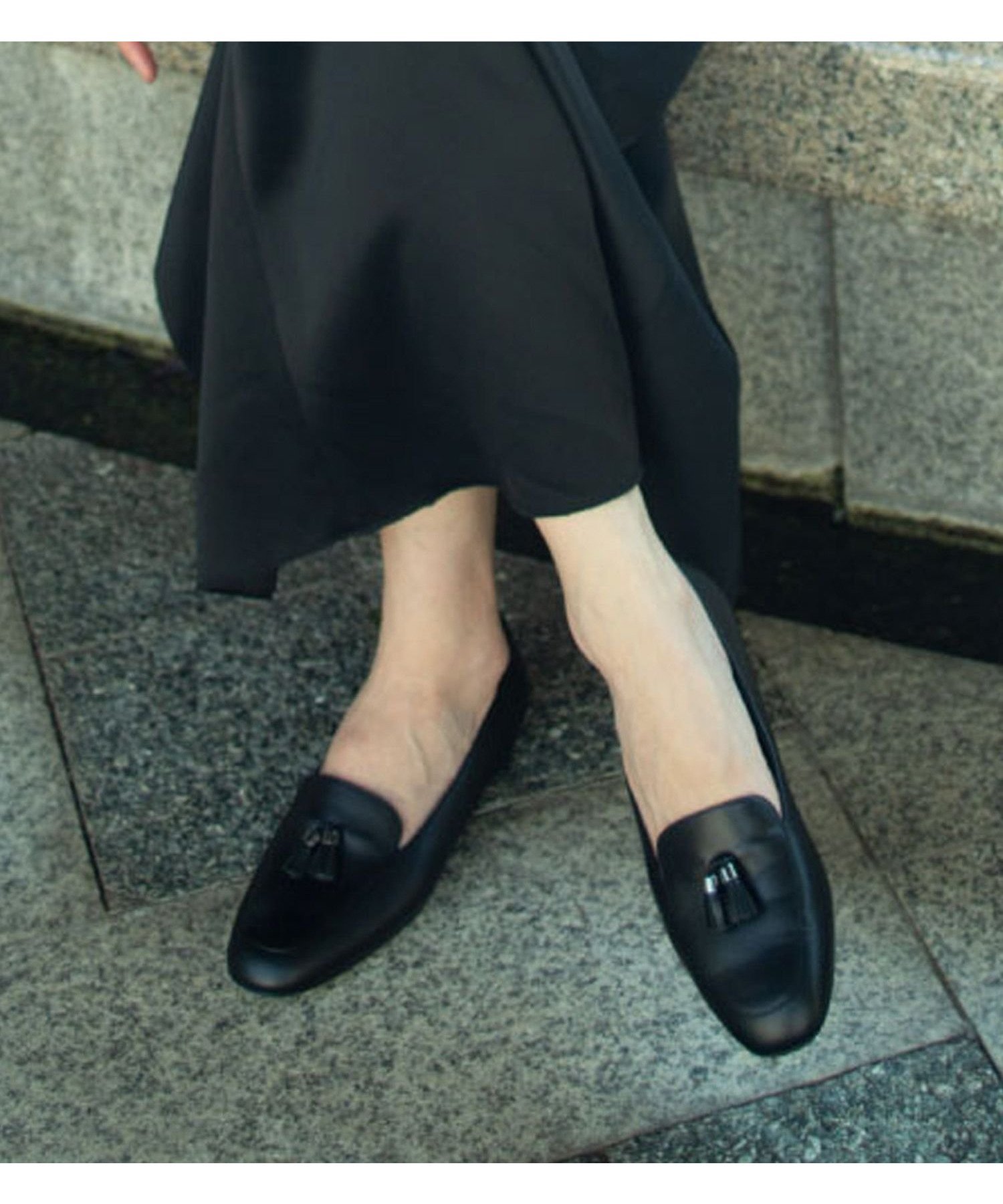 【リーガル フットコミュニティ/REGAL FOOT COMMUNITY】のビューフィット A76W 晴雨兼用タッセル付きパンプス ブラック パンプス インテリア・キッズ・メンズ・レディースファッション・服の通販 founy(ファニー) 　ファッション　Fashion　レディースファッション　Fashion for Women　シューズ　Shoes, Footwear　タッセル　Tassel, Fringe　ベーシック　Basic, Essential　ビジネス 仕事 通勤　Business / Work / Commuting　日本製　Made In Japan　ブラック|ID: prp329100004819308 ipo3291000000035015688