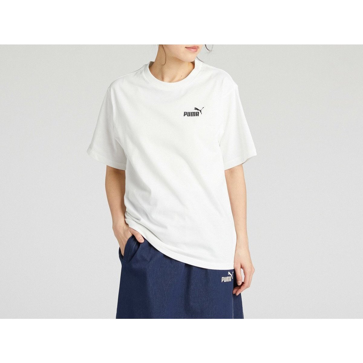 【プーマ/PUMA】のウィメンズ ESS MX NO1 ロゴ リラックス 半袖 Tシャツ 人気、トレンドファッション・服の通販 founy(ファニー) 　ファッション　Fashion　レディースファッション　Fashion for Women　トップス・カットソー　Cut & Sew Tops　シャツ・ブラウス・オフィスカジュアル　Elegant Blouses & Button-Ups　ロングTシャツ・Tシャツ　Longline T-Shirts & Tees　フィット　Fit, Slim Fit　リラックス　Relax, Relaxed Fit　半袖　Short Sleeve, Half Sleeve　 other-1|ID: prp329100004819317 ipo3291000000035015803