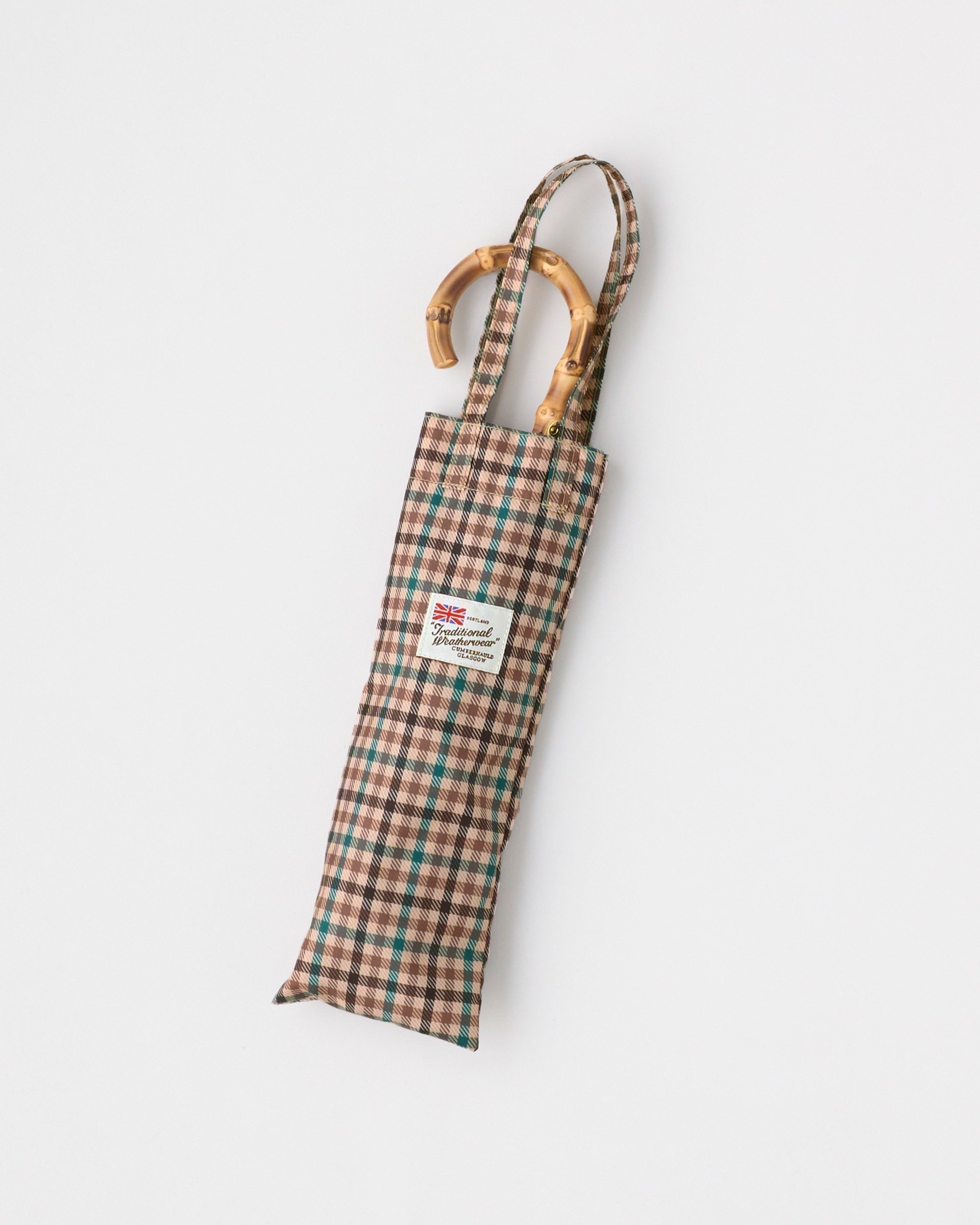 【トラディショナル ウェザーウェア/TWW / Traditional Weatherwear】の【軽量】FOLDING BAMBOO MINI インテリア・キッズ・メンズ・レディースファッション・服の通販 founy(ファニー) ファッション Fashion レディースファッション Fashion for Women クラシカル Classical, Vintage-Inspired チェック Check, Plaid, Tartan 傘 Umbrella, Parasol 日傘 Parasol, UV Umbrella 軽量 Lightweight, Ultra Light ベージュシェファードチェック|ID: prp329100004819341 ipo3291000000035015992