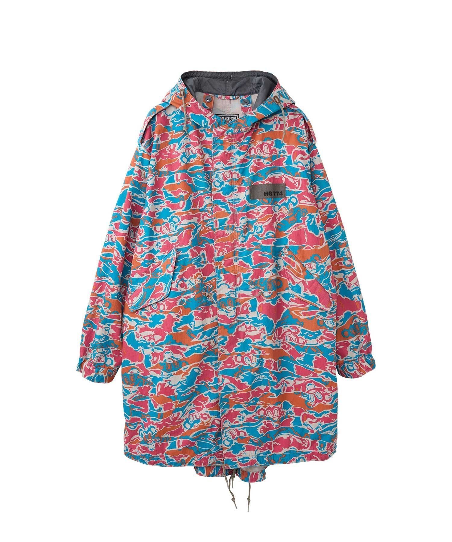 【ヒステリックグラマー/HYSTERIC GLAMOUR / MEN】のFIRE BEAR 774 M-51 モッズコート 人気、トレンドファッション・服の通販 founy(ファニー) 　ファッション　Fashion　メンズファッション　Fashion for Men　軽量　Lightweight, Ultra Light　フロント　Front, Front Design　ポケット　Pocket, Pocket Detail　モッズコート　Mods Coat, Military Parka　 other-1|ID: prp329100004819360 ipo3291000000035016205