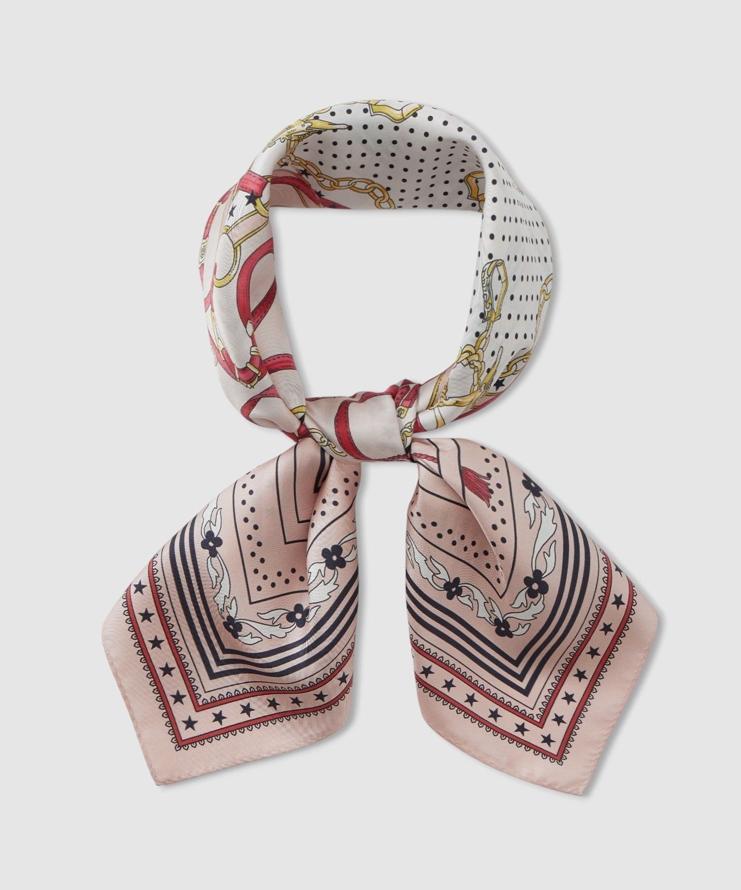 【アナイ/ANAYI】のベルトモチーフプリントスカーフ インテリア・キッズ・メンズ・レディースファッション・服の通販 founy(ファニー) 　ファッション　Fashion　レディースファッション　Fashion for Women　ベルト&ウエストマーク　Belts & Waist Accessories　アクセサリー　Fashion Accessories　スカーフ　Scarf, Neckwear　チェーン　Chain, Chain Strap　プリント　Print, Printed Pattern　モチーフ　Motif, Design Theme　エレガント 上品　Elegant　夏　Summer　春　Spring　S/S・春夏　SS, Spring/Summer, Warm Season　pink|ID: prp329100004819361 ipo3291000000035016208