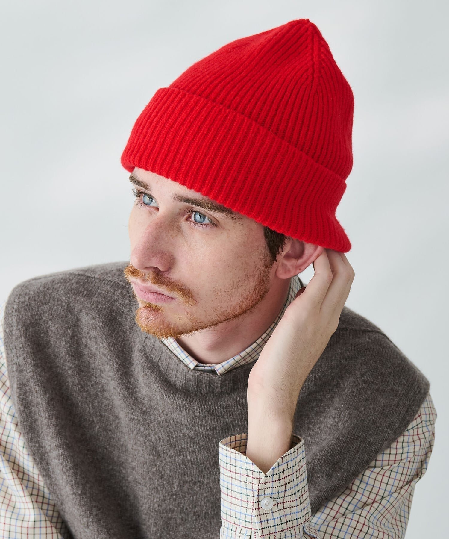 【ビショップ/Bshop】のウール リブニットビーニー UNISEX インテリア・キッズ・メンズ・レディースファッション・服の通販 founy(ファニー) 　ファッション　Fashion　レディースファッション　Fashion for Women　トップス・カットソー　Cut & Sew Tops　ニット　Knit Tops & Sweaters　ユニセックス　Unisex, Genderless　アクセサリー　Fashion Accessories　シンプル　Simple, Minimal　テクスチャー　Texture, Textured Fabric　フィット　Fit, Slim Fit　リブニット　Rib Knit, Ribbed Knit　帽子　Hat, Headwear　RED|ID: prp329100004819425 ipo3291000000035016820