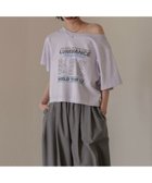 【ローリーズファーム/LOWRYS FARM】の【前後着用可能】2WAYロゴTEE パープル92|ID: prp329100004819438 ipo3291000000035016959