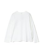 【ゴースローキャラバン/go slow caravan】のle colis/ルコリ カラーフライス後ろロゴTEE (WOMENS) 人気、トレンドファッション・服の通販 founy(ファニー) ファッション Fashion レディースファッション Fashion for Women なめらか Smooth, Silky Texture シンプル Simple, Minimal スタンダード Standard, Basic デニム Denim, Jeans Material トレンド Trend, Trending Now ラウンド Round, Round Neck thumbnail ホワイト|ID: prp329100004819441 ipo3291000000035017018